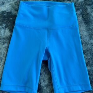 Lululemon Athletica Vibrant Blue Bike Shorts